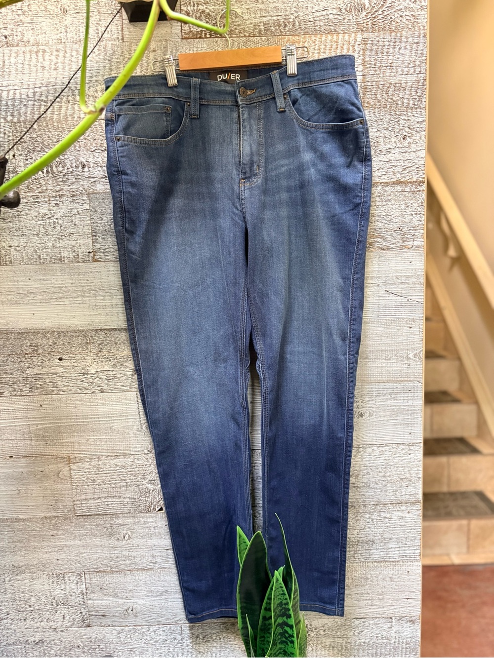 DU/ER | Performance Lite Midrise Slim Straight Denim Jeans - Men's 33x30